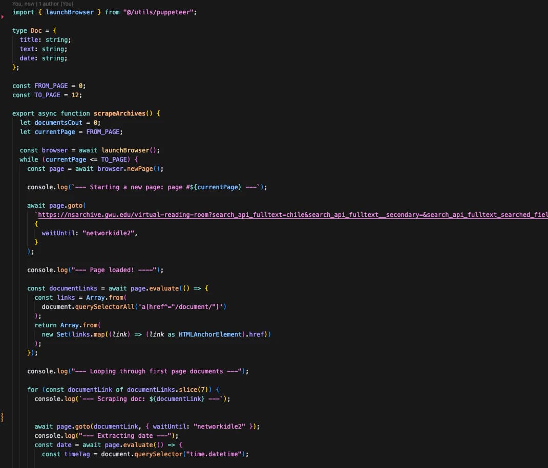 Track II — archive download script